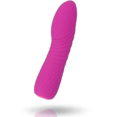 Vibratore Myla in silicone ipoallergenico, curvo e ricaricabile
